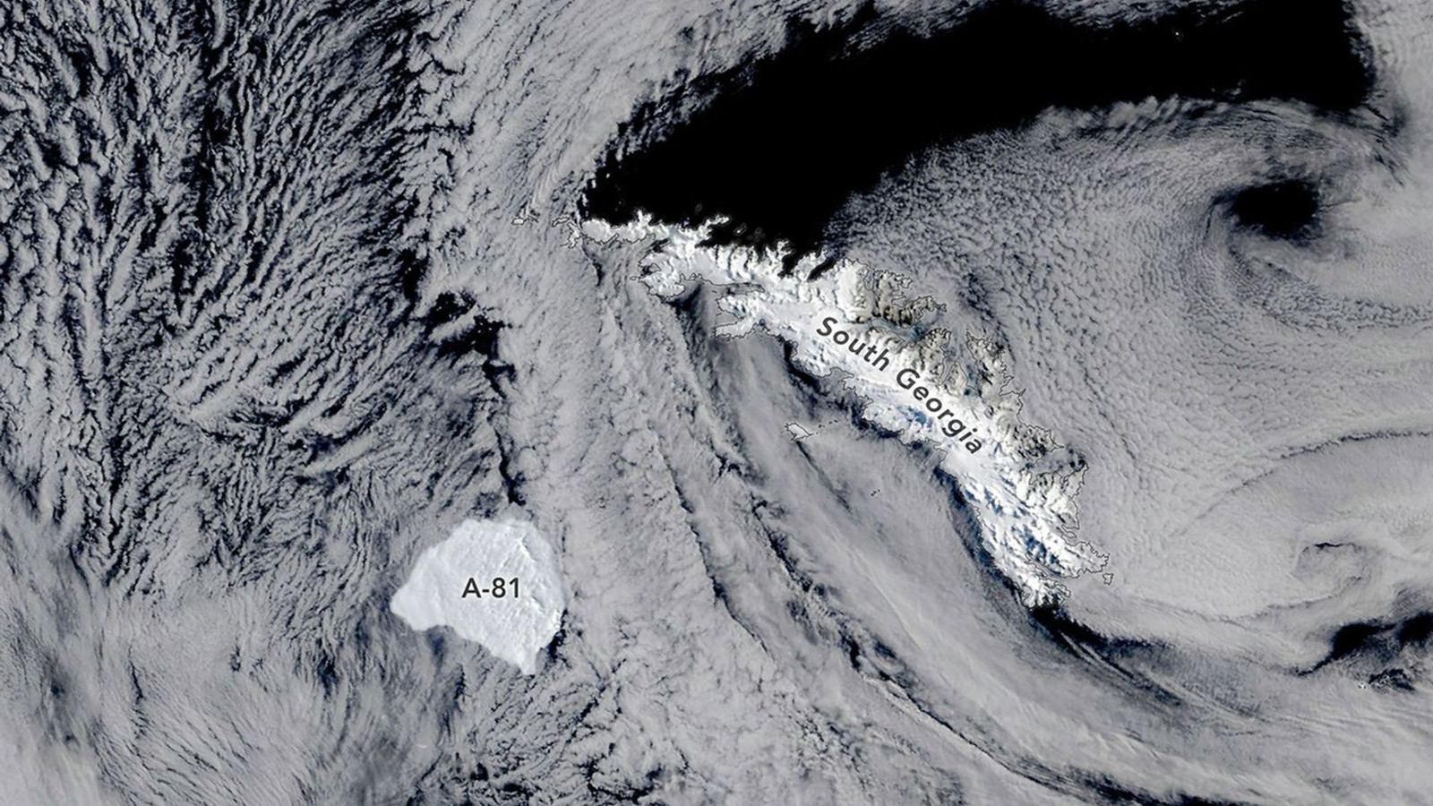 Satellites watch an escaping Antarctic iceberg | Space photo of the day for Oct. 28, 2026