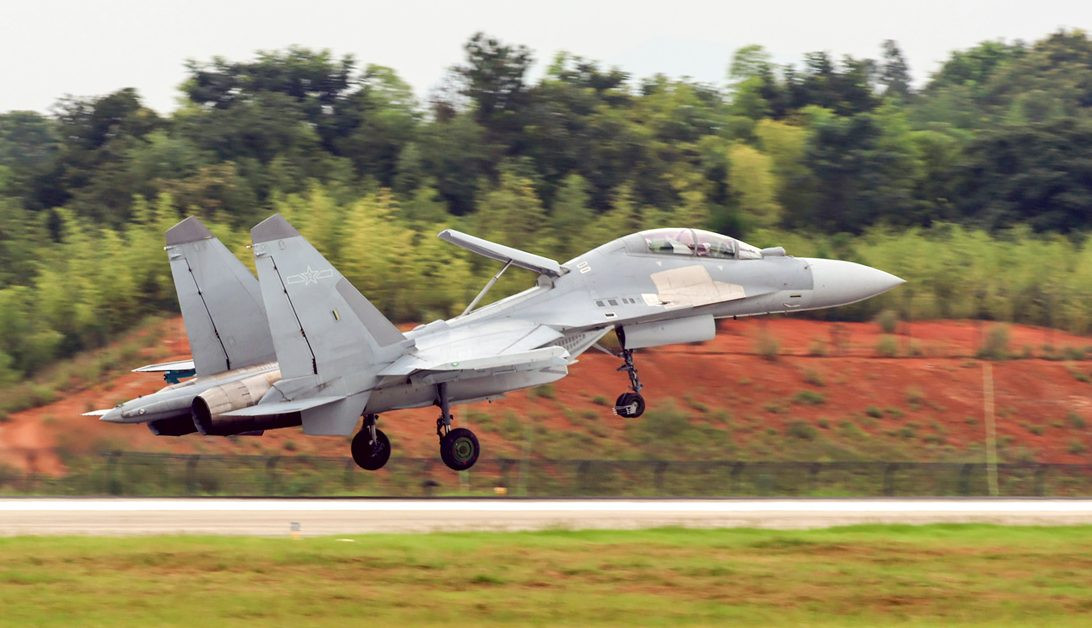 Chinese J-16 in dangerous intercept of Philippine Grand Caravan