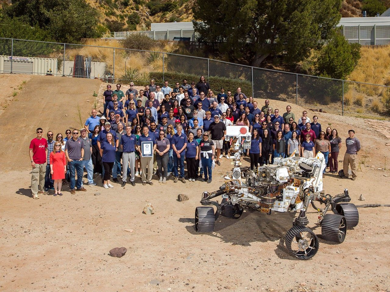 NASA’s Record-Setting Perseverance Rover Team