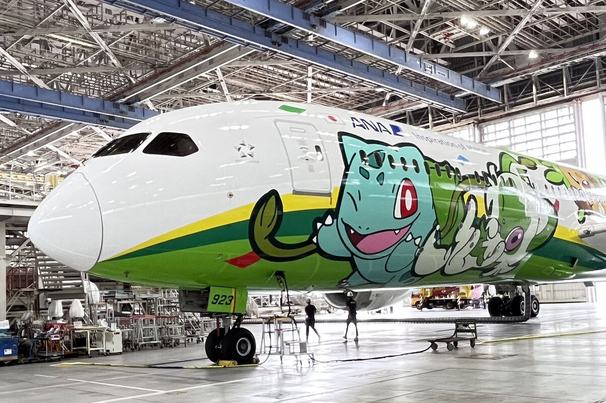 ANA’s Green Pokémon Jet takes to the skies