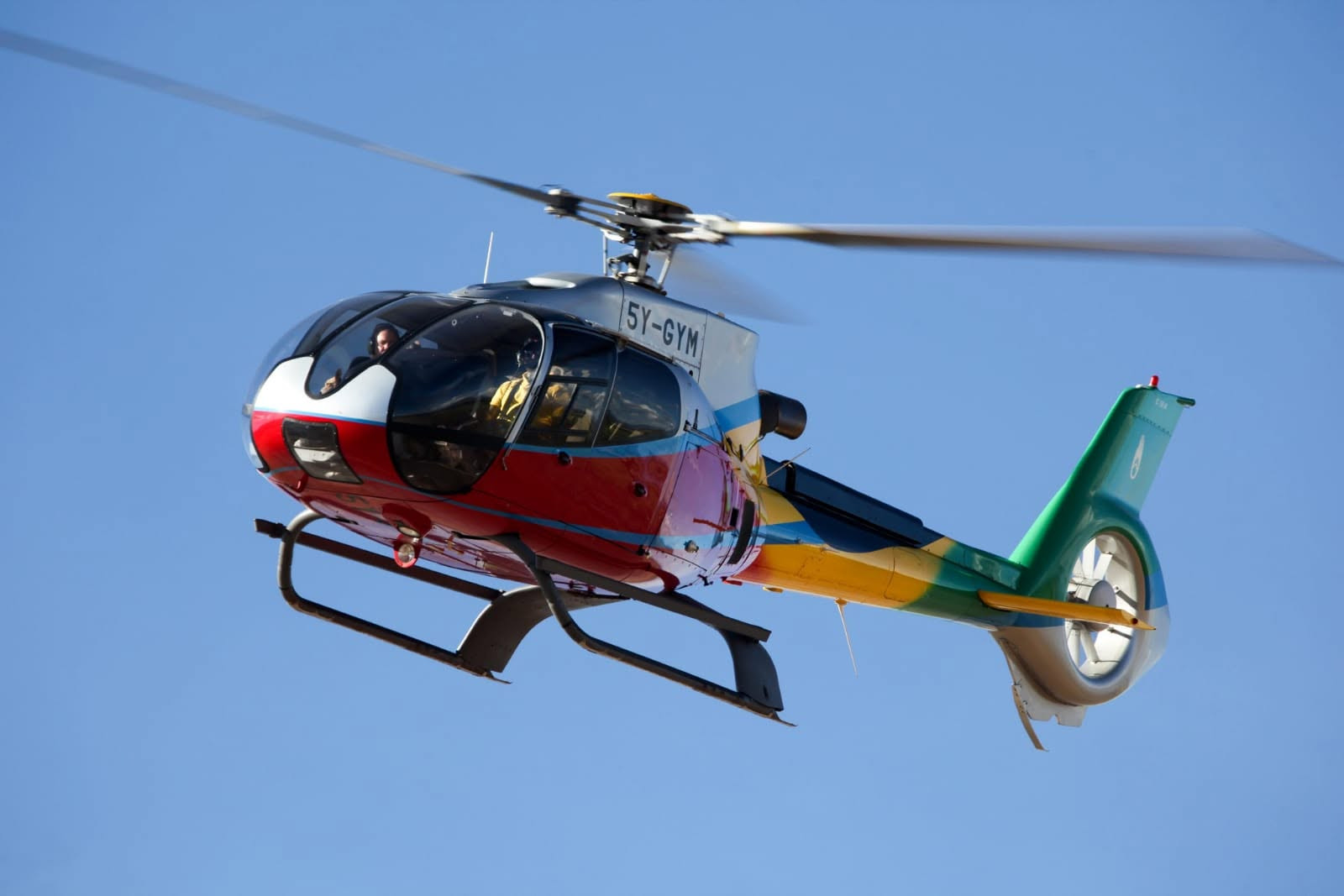 Seven killed in EC130 helicopter crash during Kenya safari flight