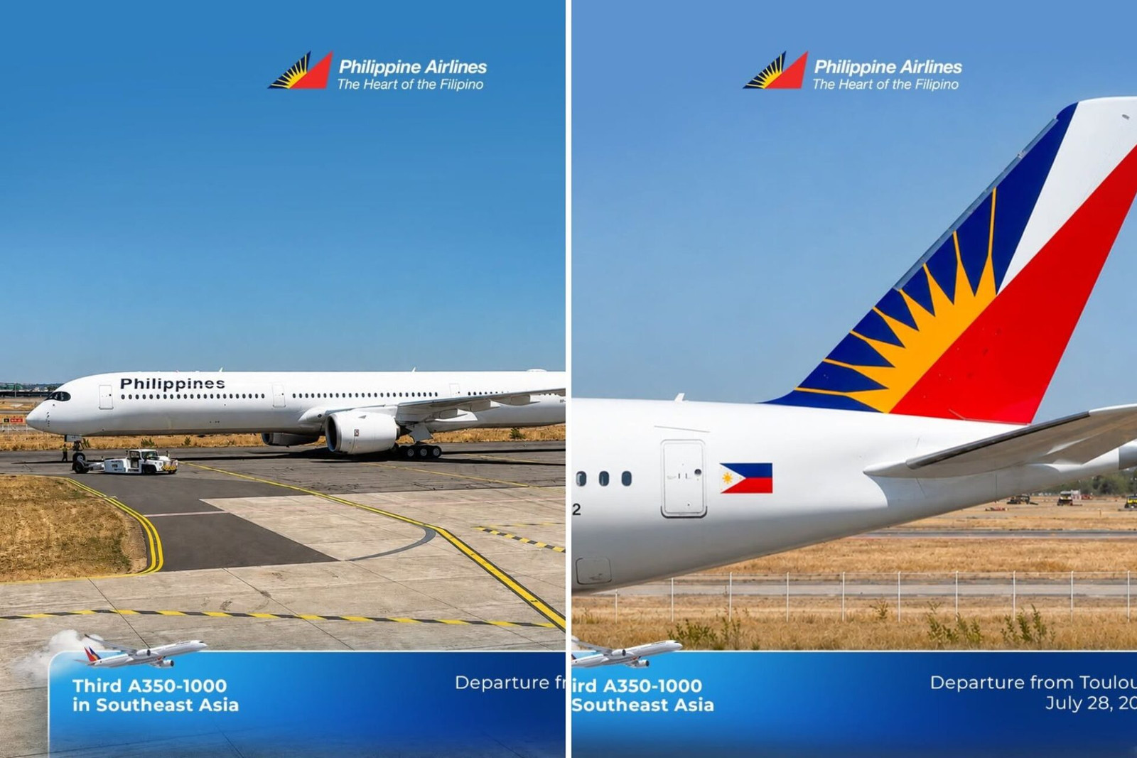 Philippine Airlines welcomes third Airbus A350-1000 aircraft