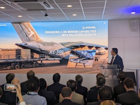Anduril, Embraer to give C-390 cruise missile capability via palletised launch