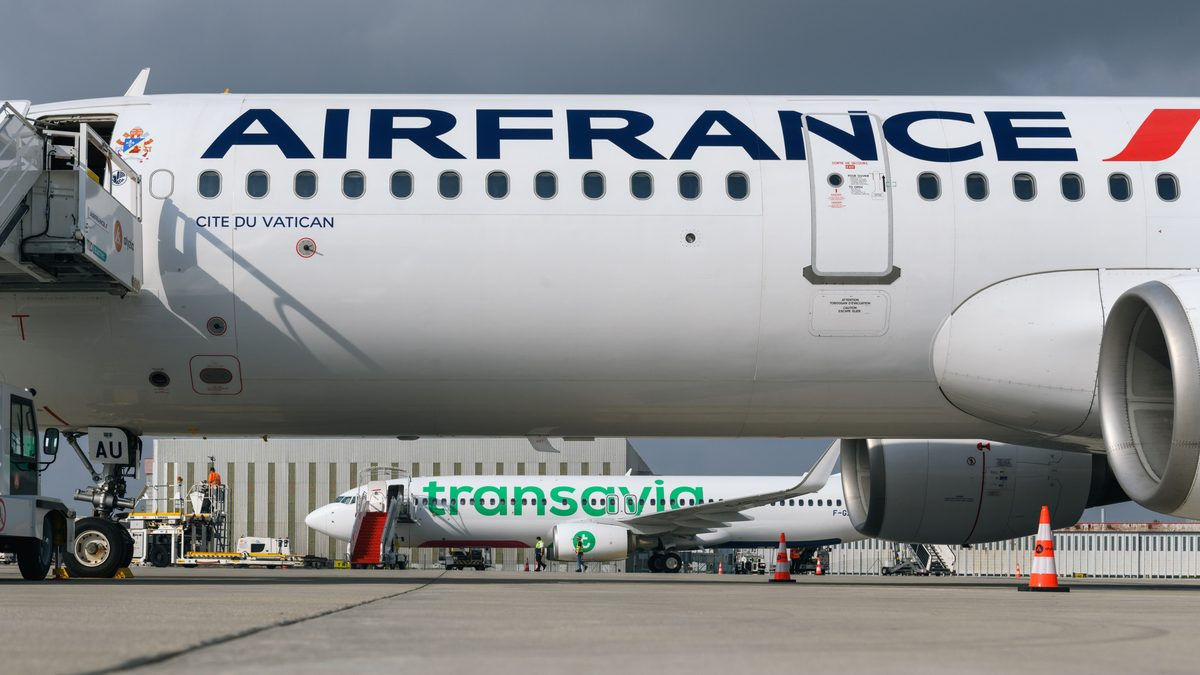 Air France A321 in papal livery flies Pope Leo XIV, escorted by two Rafale jets