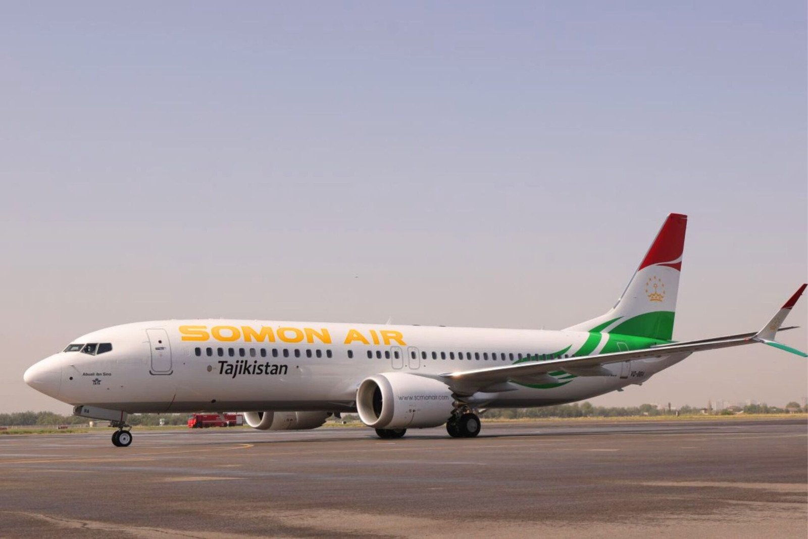 Somon Air receives its first Boeing 737 MAX jet, a first for Tajikistan