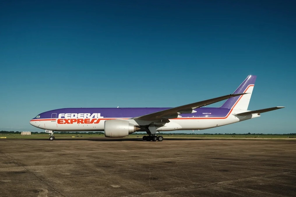 FedEx unveils retro 777F as Memphis airport is renamed for founder Fred Smith