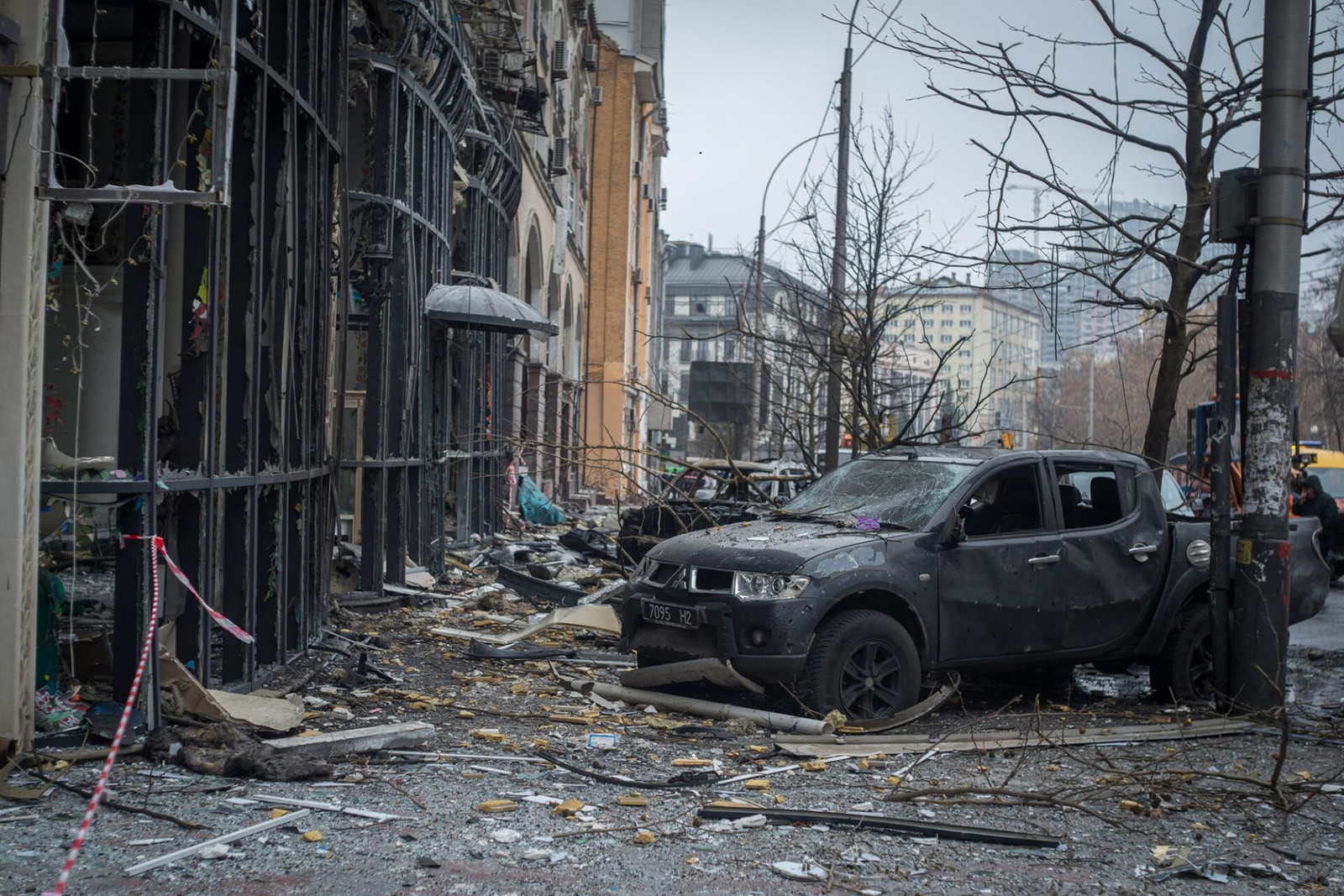 Russian attacks damaged nearly one in three buildings in Kyiv