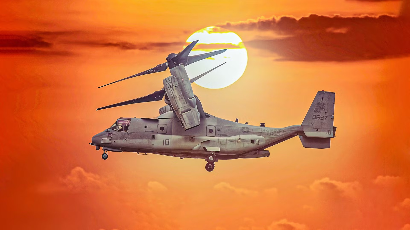 Why The V-22 Osprey Can Only Transition Between Helicopter & Airplane Flight Within A Carefully Controlled Speed Range