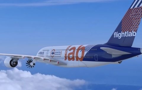 Airbus unveils refreshed colour scheme on A380 intended for RISE flight-testing