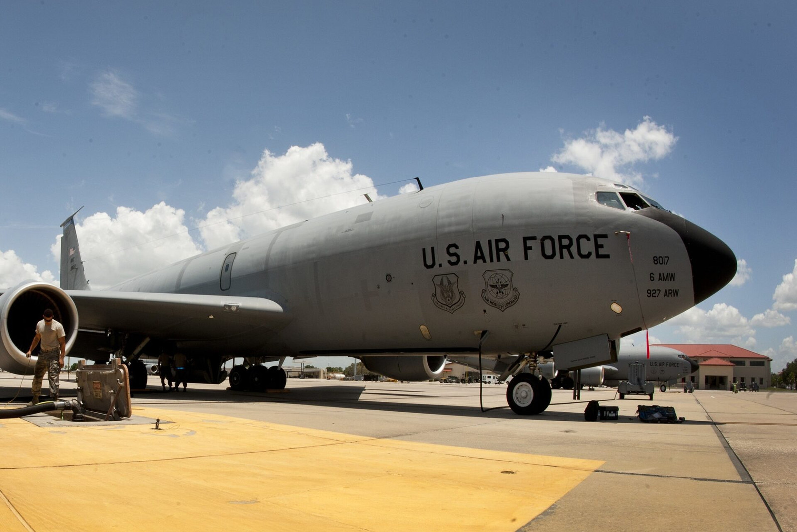 USAF ‘Franken-tanker’ KC-135 flies again with donor tail after Iraq collision
