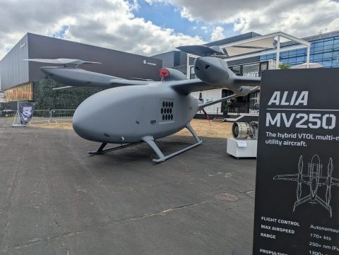 Beta unveils MV250 autonomous hybrid-electric VTOL targeting military use