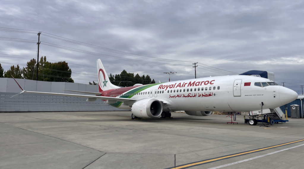 Royal Air Maroc receives sixth Boeing 737-8