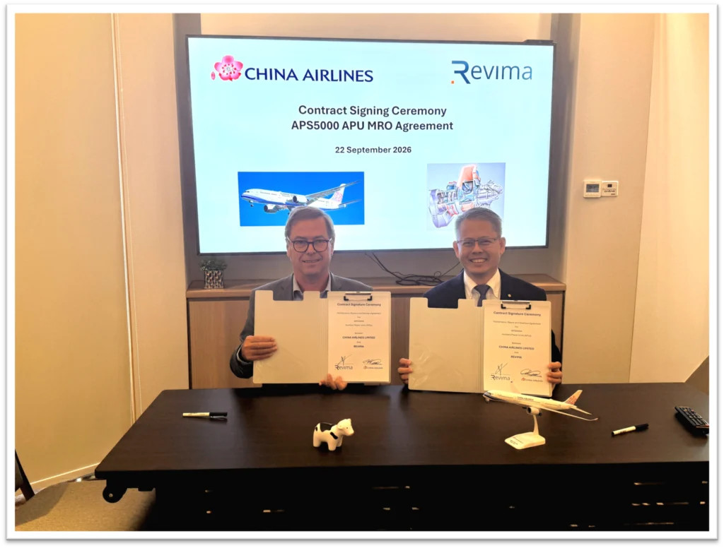 China Airlines picks REVIMA for B787 APU support
