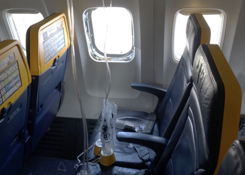 Malta Air 737 window-loss event: Fractured blade punctured engine inlet forward of fan
