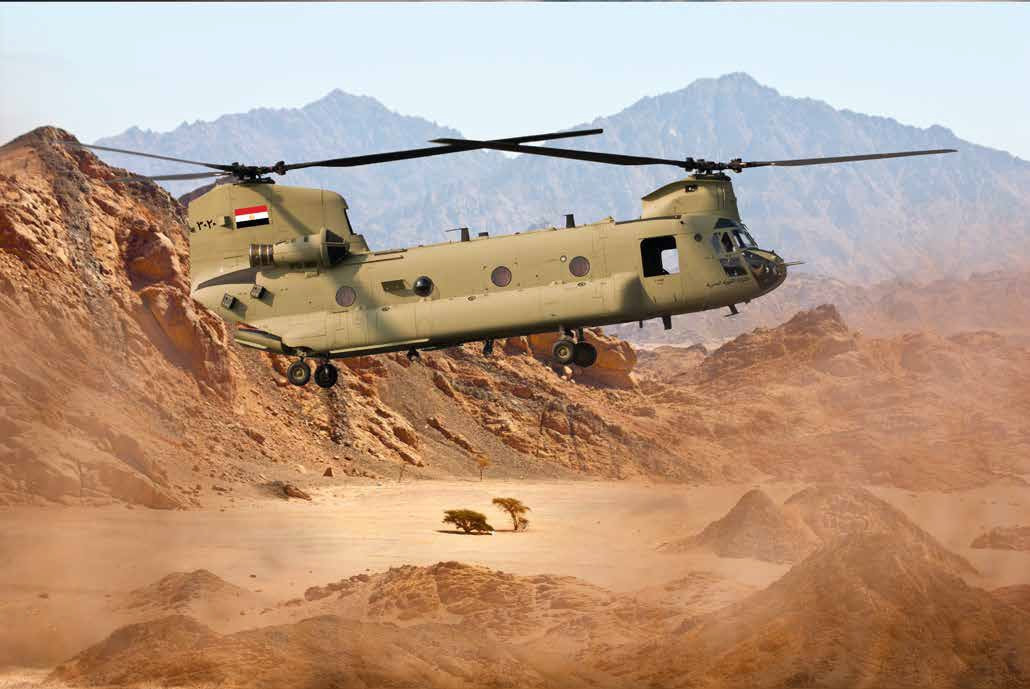 Boeing delivers first F-model Chinooks for Egyptian air force