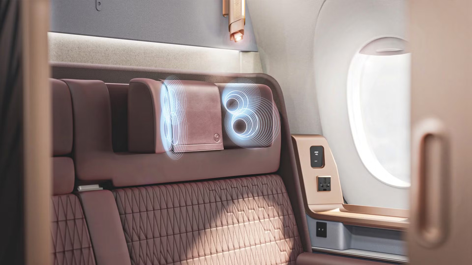 Why This Airline's New Airbus A350-1000 Headrest Speakers Aren't The Concert-Hall Experience Marketing Suggests