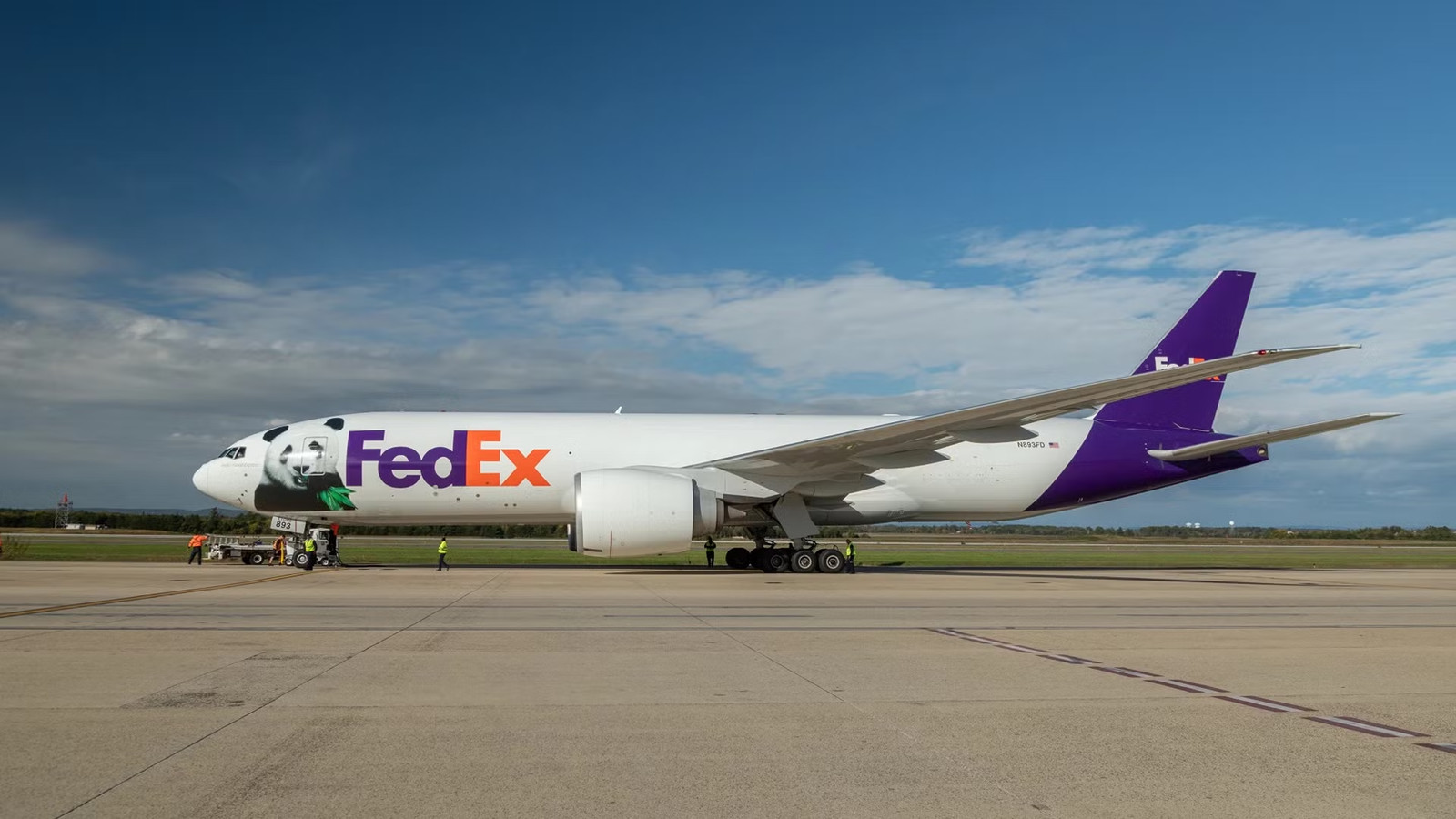 2 Giant Pandas Fly 15 Hours Nonstop From China To Atlanta On FedEx Boeing 777F