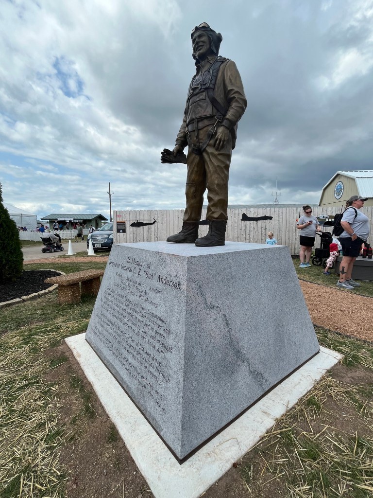 New Statue Commemorates WWII ‘Triple Ace’ at Oshkosh
