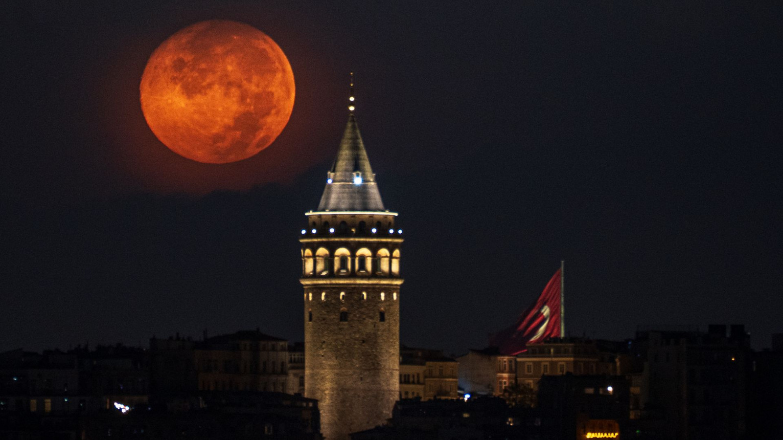 October full 'Hunter's Moon' dazzles in spectacular photos from around the world