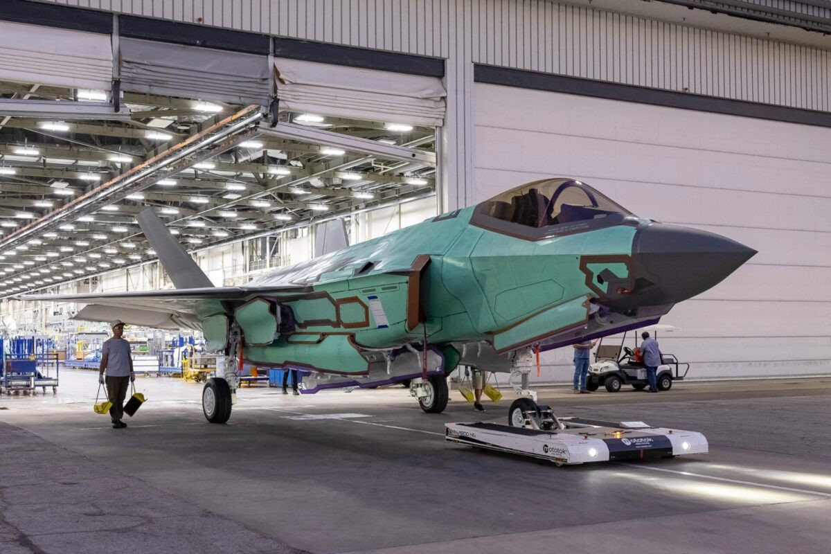 Pentagon and Lockheed agree 10-year framework for at least 850 F-35s