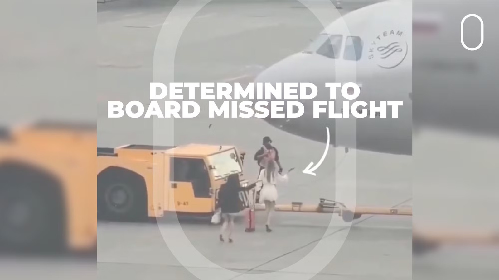 Desperation? Strong Sense Of Entitlement? Women Run Onto Tarmac To 'Catch' Missed Flight