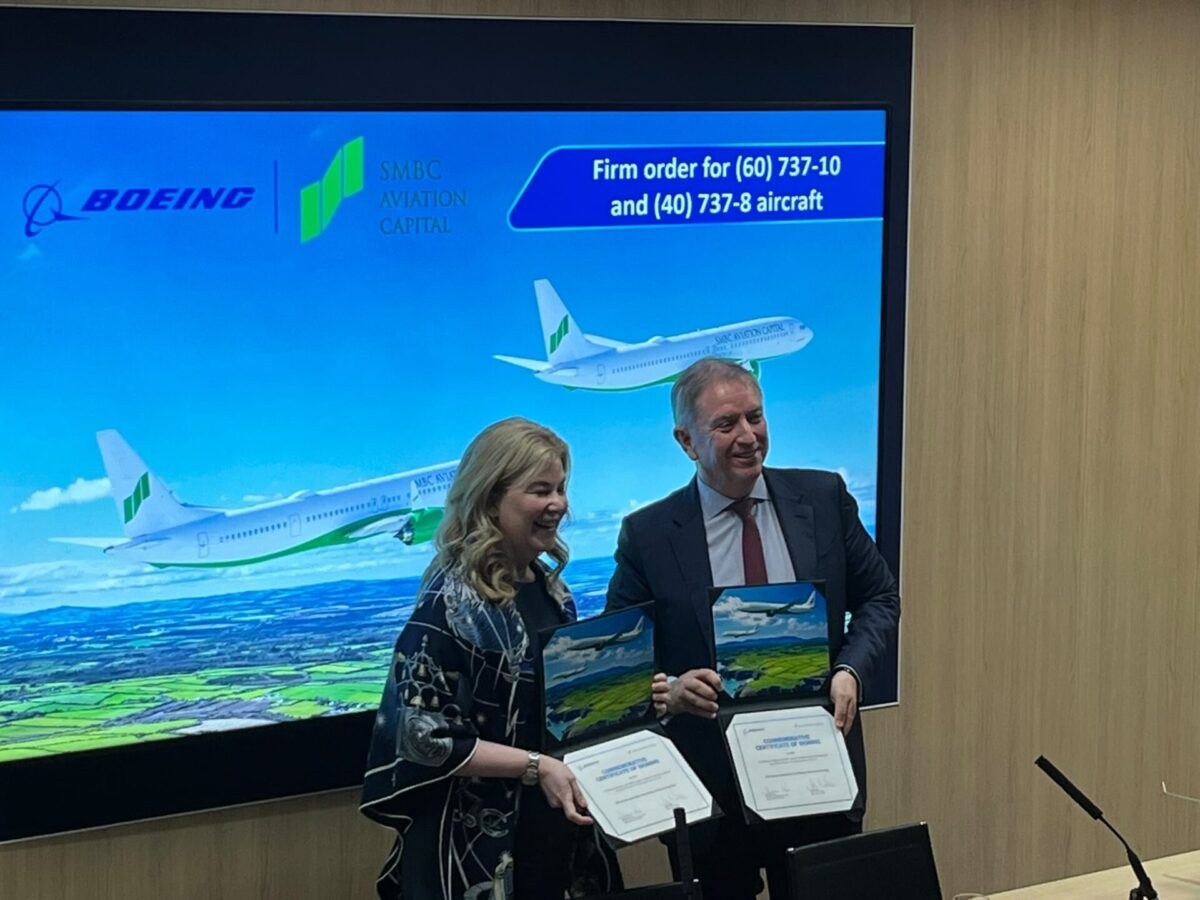 SMBC orders 100 B737 MAX aircraft at Farnborough Airshow 2026