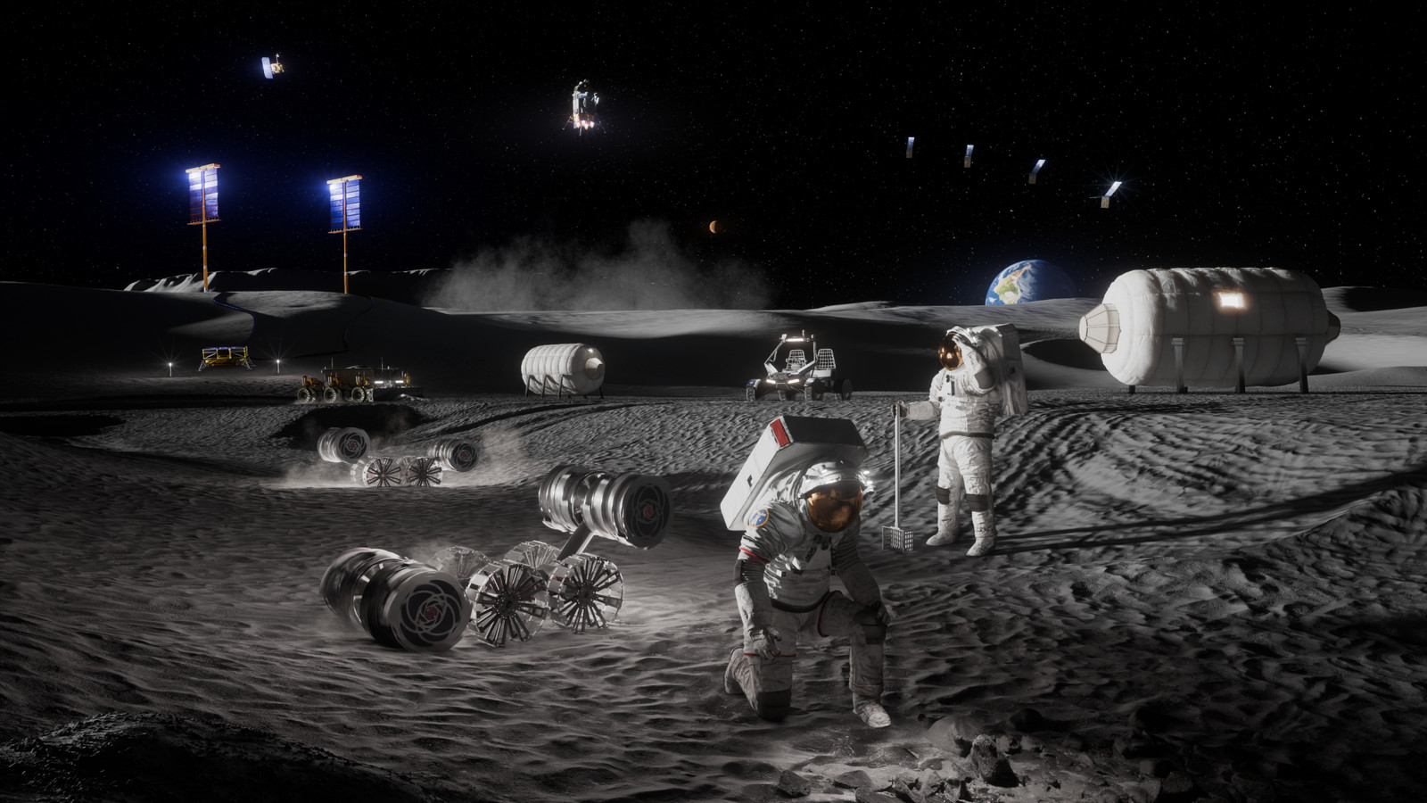NASA Adds New Science Investigations for Moon Base