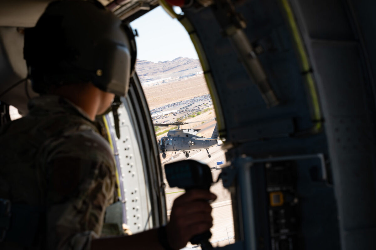 USAF Jolly Green IIs rescue five after Navy MH-60S Seahawk hard landing