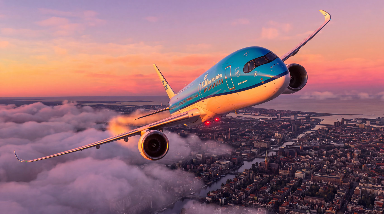 KLM Reveals 1st 5 Routes For Brand-New Airbus A350s: See Them All Now