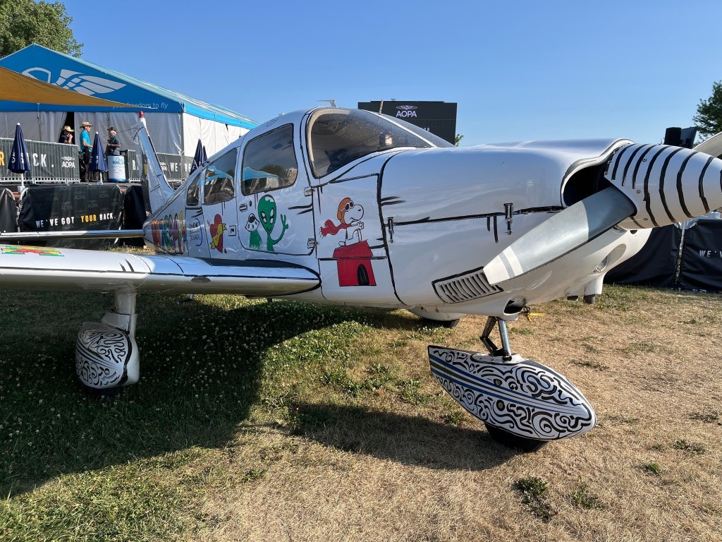 Photos From Oshkosh: Illustrations on an Airplane
