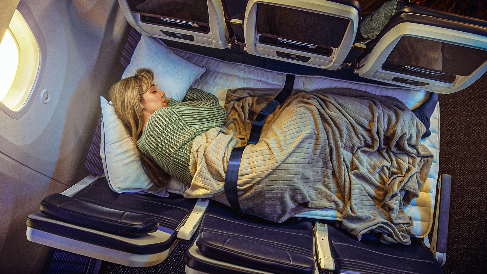 6 Airlines Offering Lie-Flat Economy Sleep Products For A Fraction Of Business Class