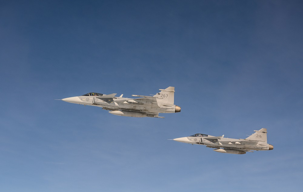 Swedish Gripen jets back Poland during major Russian attack on Ukraine