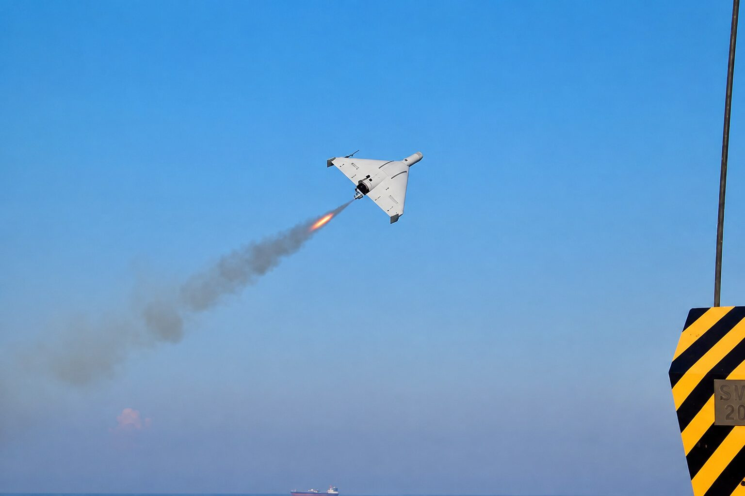 Two South Korean attack drones crash seconds after launch in first naval test