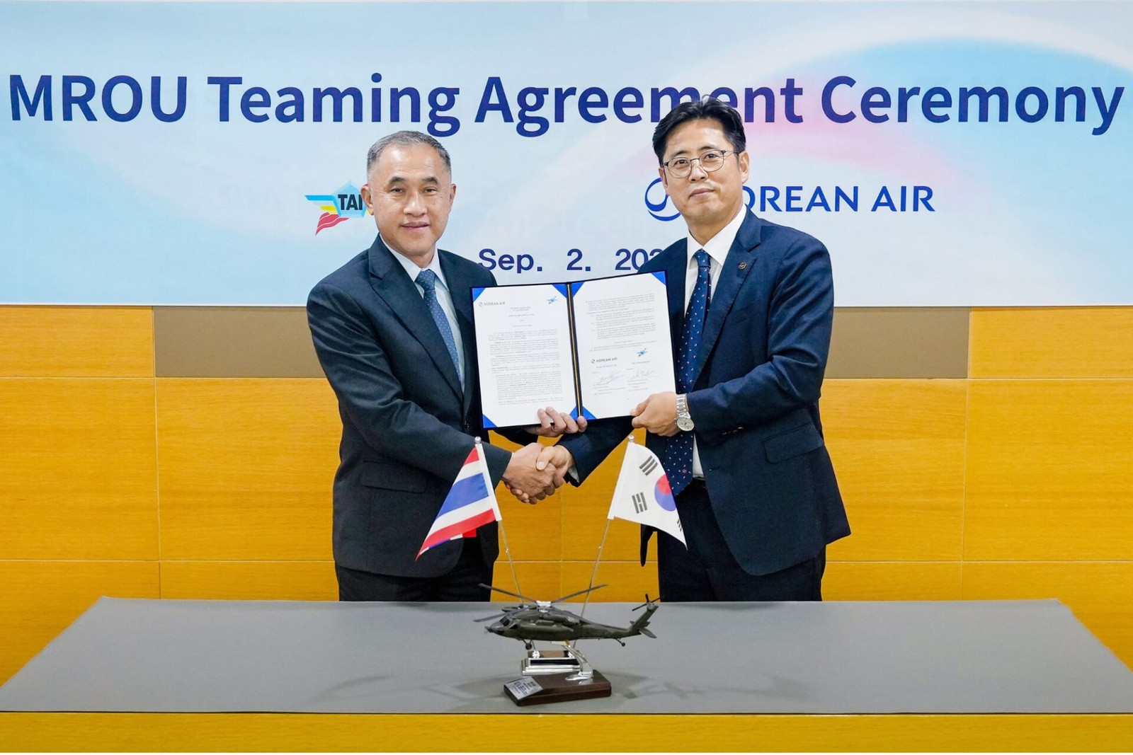 Korean Air partners with TAI to maintain, upgrade Thai military aircraft fleet
