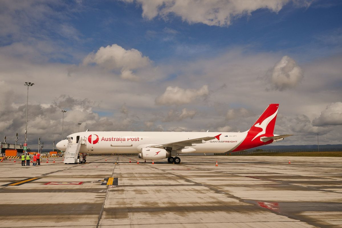 Qantas Freight and Australia Post welcome A321 freighter ahead of Christmas peak