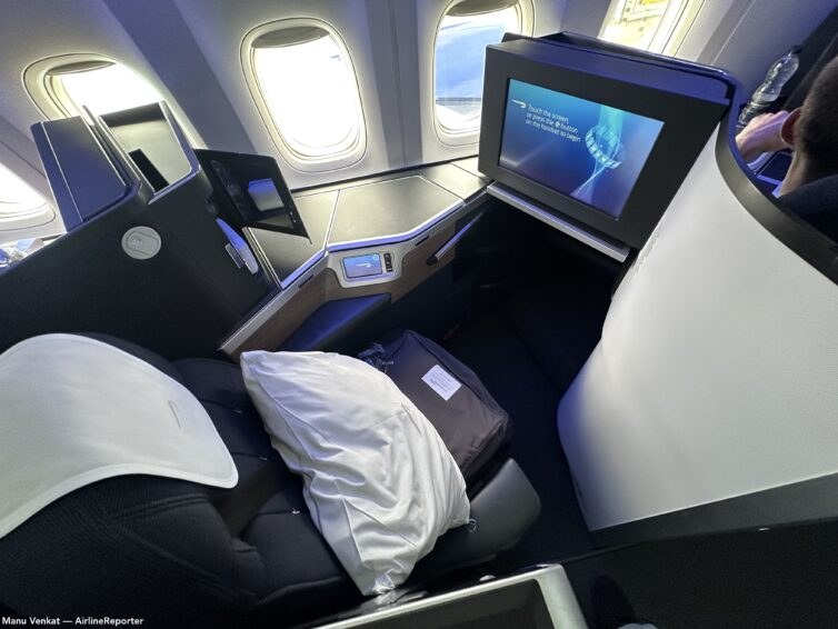 British Airways Club Suite Business Class, London Heathrow to New York JFK
