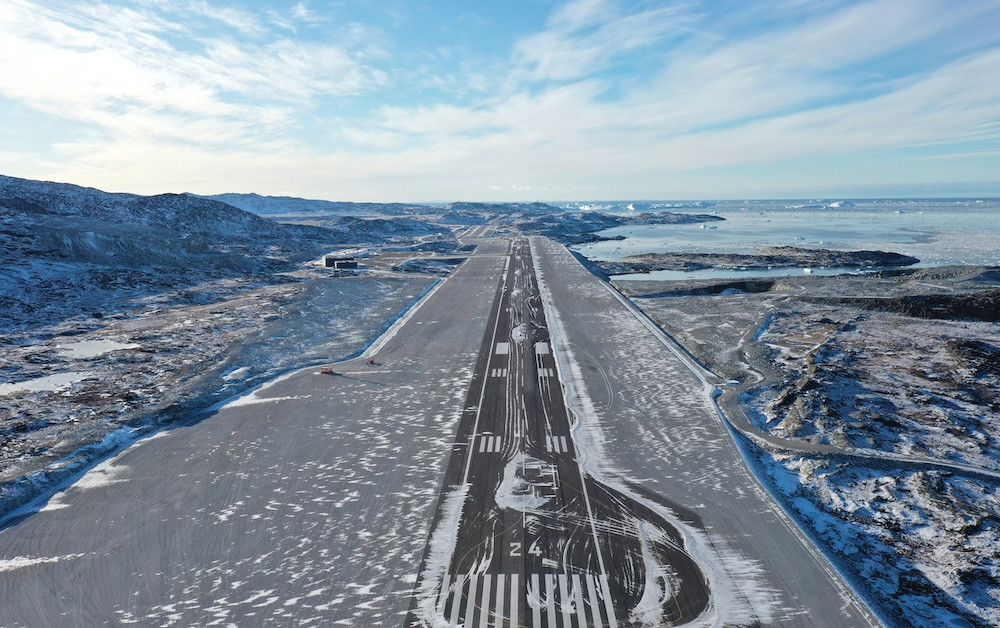 Air Greenland A330neo arrives at Ilulissat to mark opening of new hub
