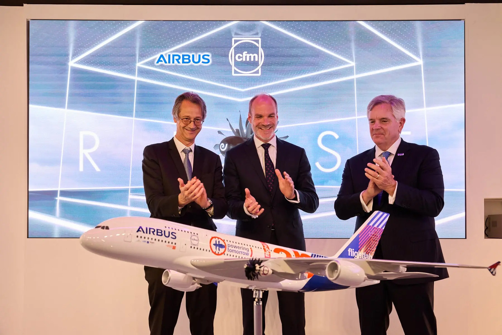 A380 Flight Lab unveils new look for Open Fan tests