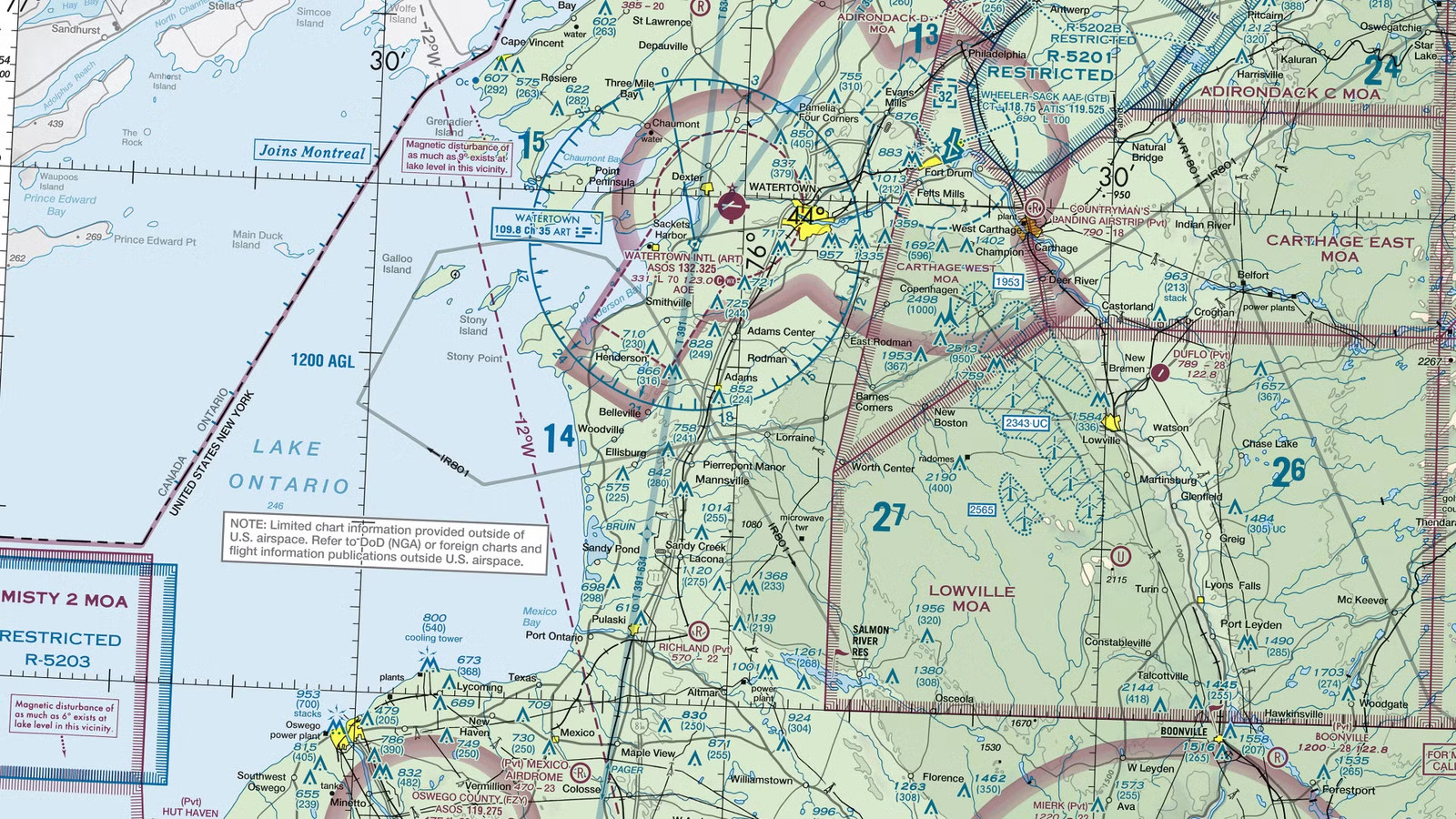 The FAA Could Miss The Deadline To Rename Lake Ontario On Airspace Charts