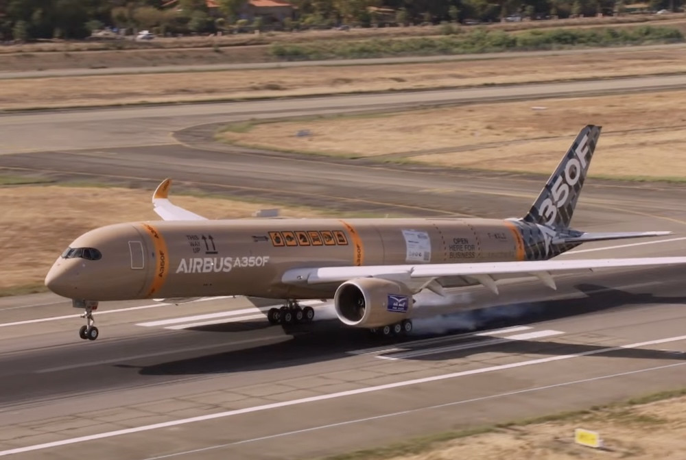 Airbus A350F completes maiden flight