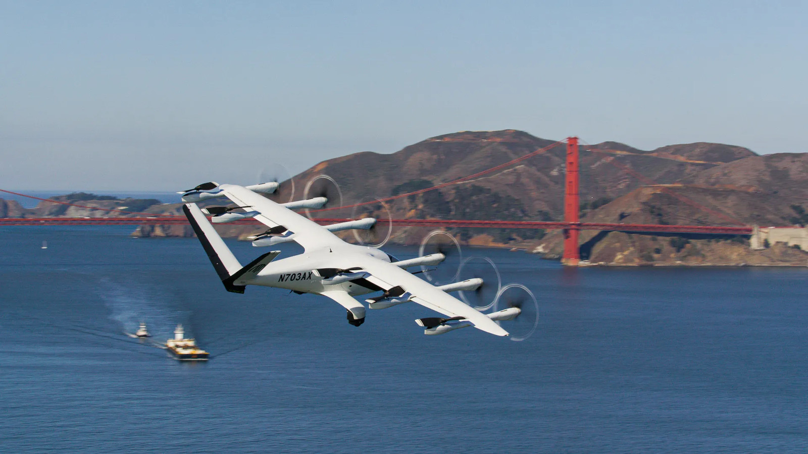 Archer Flies Midnight Air Taxi Over San Francisco Bay