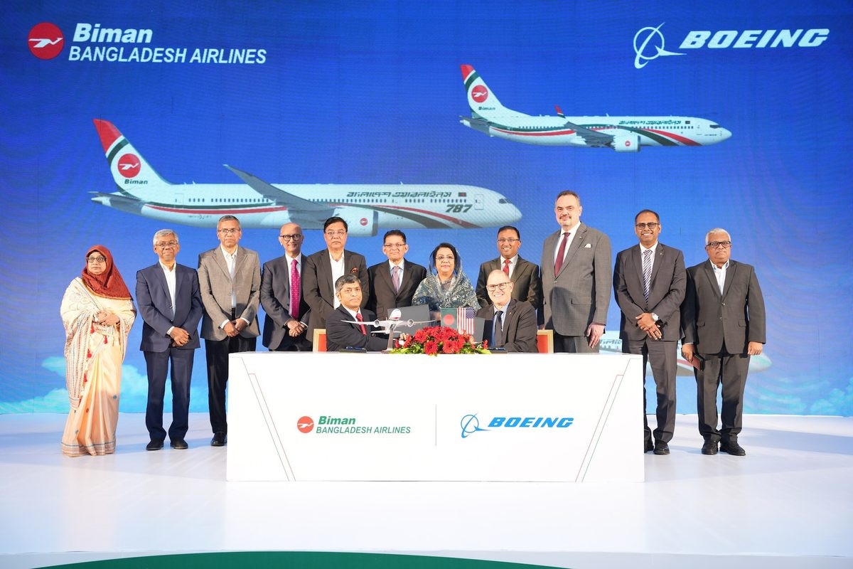 Biman Bangladesh Airlines places additional order for 11 Boeing aircraft