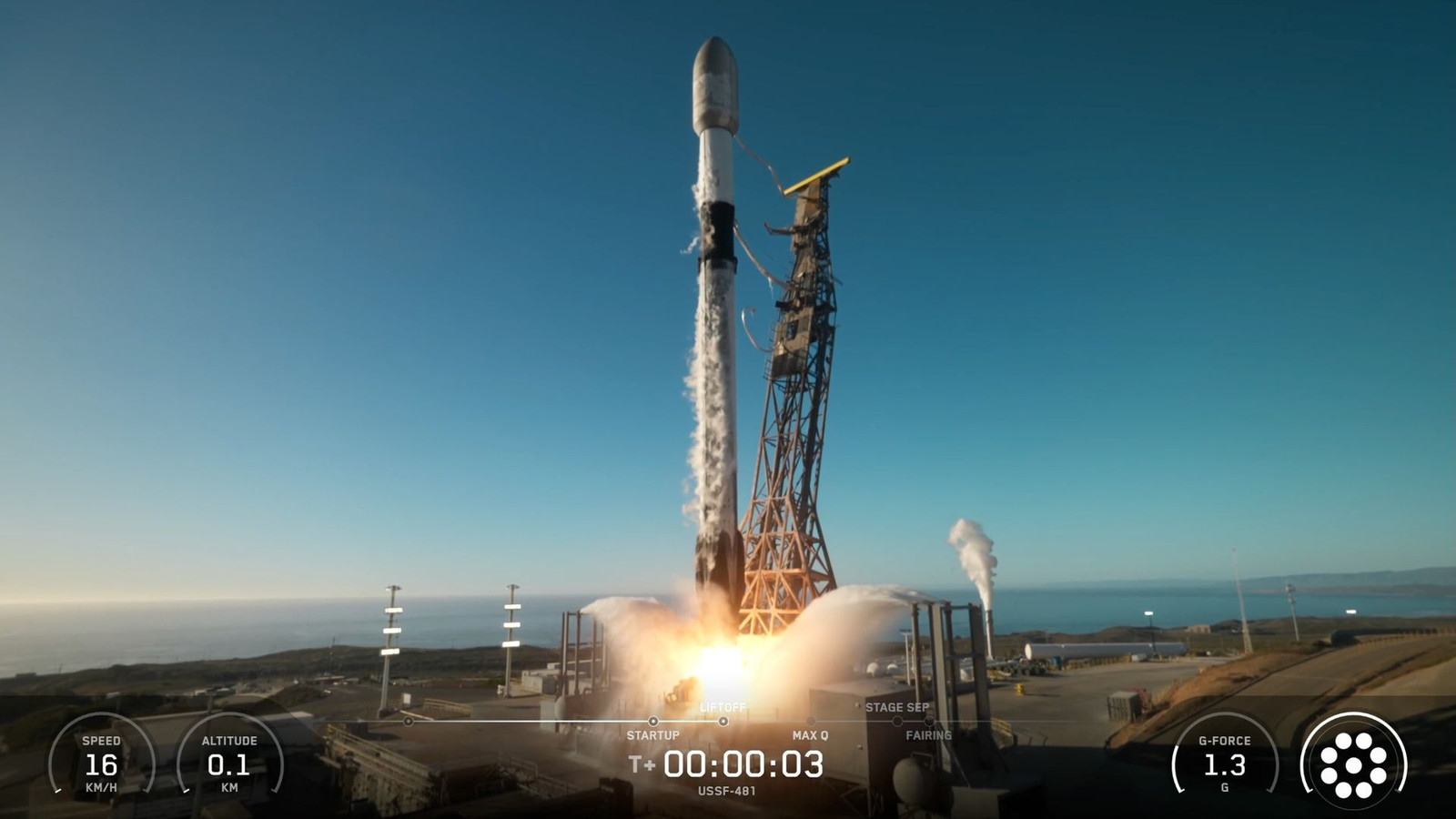 SpaceX launches classified mission for the US Space Force (video)