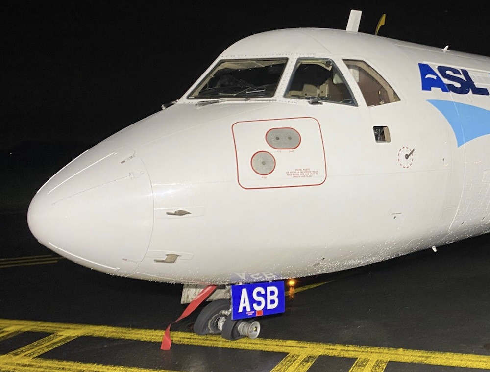Pitch-down input preceded ATR 72 freighter’s hard touchdown on nose-gear