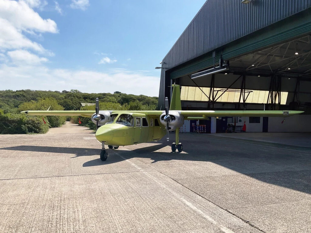 Islander enters ground tests ahead of September first flight