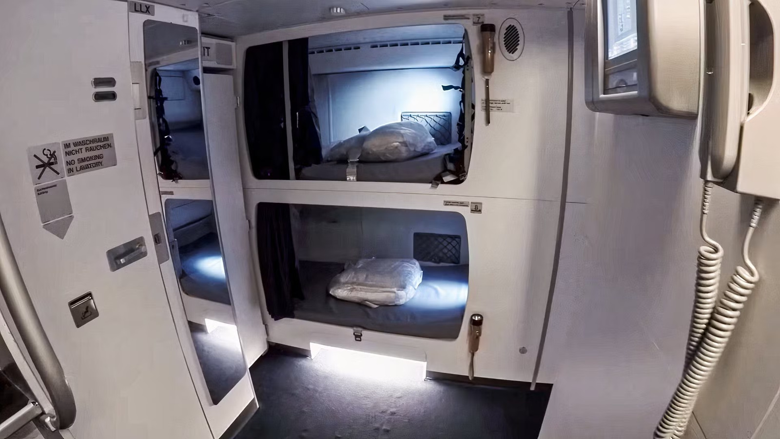 The Spacious Sleeping Quarters Airbus A380 Crew Members Escape To On Long-Haul Flights