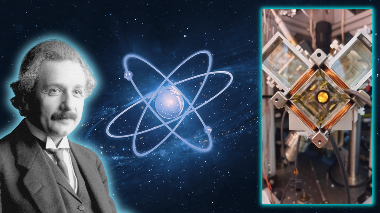 The rise of 'quantum gravity?' Einstein's theory seen in the quantum realm for 1st time