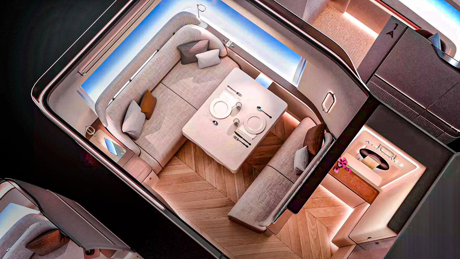 The New First-Class Experience Airbus Is Developing For The A350-1000