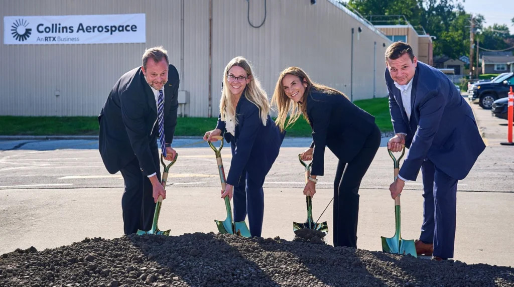 Collins Aerospace expands Iowa engine components plant