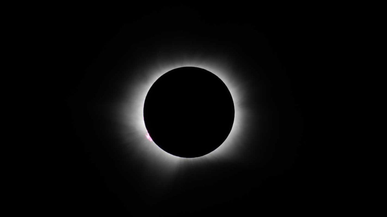 Total solar eclipse 2026 has begun. Here are the first views of totality